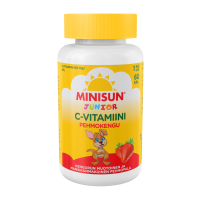 Minisun C-vitamiini Pehmokengu Mansikka 60 kpl