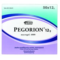 PEGORION 12 g 50 x 12 g jauhe oraaliliuosta varten, annospussi