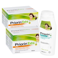 Priorin Extra 360 kpl + Shampoo 200ml