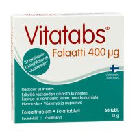 Vitatabs Folaatti 400 mikrog 60 tabl / 18 g