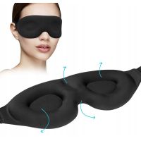 WAYA Premium 3D-unimaski musta 1 kpl