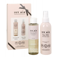 Ivy Aia lahjapakkaus Face mist & Cleansing oil 120 ml + 120 ml
