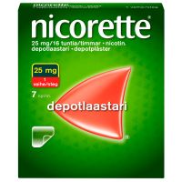 Nicorette 25 mg/16 h pitkävaikutteinen laastari 7 kpl