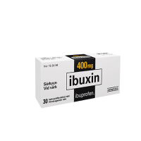 IBUXIN 400 mg 30 fol tabl, kalvopääll