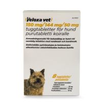 VELOXA VET 150/144/50 mg 8 fol purutabl
