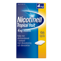 Nicotinell Tropical fruit 4 mg 96 kpl lääkepurukumi