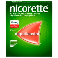 Nicorette 10 mg/16 h pitkävaikutteinen laastari 7 kpl 