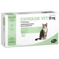 Exproline vet 50 mg 3 x 0.5 ml paikallisvaleluliuos Pipetti