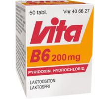 VITA-B6 200 mg 50 kpl tabletti