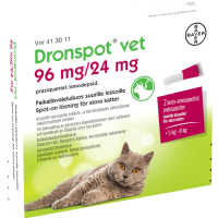 DRONSPOT VET 96/24 mg 2x1,12 ml paikallisvaleluliuos suurille kissoille