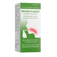 BERTOLIX 3 mg/ml 30 ml sumute suuonteloon, liuos annospumppu, 150 painallusta