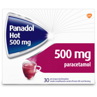 PANADOL HOT 500 mg 30 kpl jauhe oraaliliuosta varten