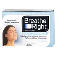 Breathe Right Clear nenäteippi Small/Medium