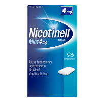 Nicotinell Mint 4 mg 96 kpl lääkepurukumi