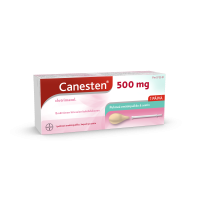 CANESTEN 500 mg 1 fol emätinpuikko, kapseli, pehmeä