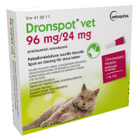 Dronspot vet 96 mg / 24 mg 2 x 1.12 ml paikallisvaleluliuos