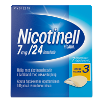 NICOTINELL 7 mg/24 h 7 kpl depotlaast