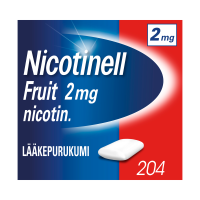 Nicotinell Fruit 2 mg 204 kpl lääkepurukumi