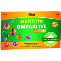Multivita Omegalive juniori 45 geelitabl