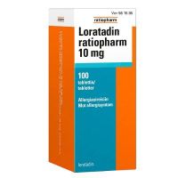 LORATADIN RATIOPHARM 10 mg 100 fol tabl