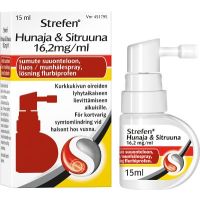 STREFEN HUNAJA & SITRUUNA 16,2 mg/ml 15 ml sumute suuonteloon, liuos