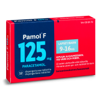 PAMOL F 125 mg 12 fol disperg tabl