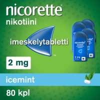 Nicorette Icemint 2 mg 80 imeskelytablettia
