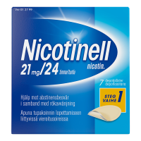NICOTINELL 21 mg/24 h 7 kpl depotlaast