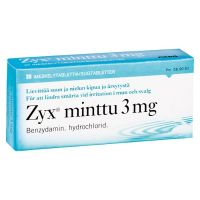 ZYX MINTTU 3 mg 20 fol imeskelytabl
