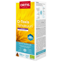 D-Toxis Detox Tehokuuri vadelma-hibiskus 250 ml