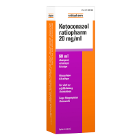 KETOCONAZOL RATIOPHARM 20 mg/ml 60 ml shampoo
