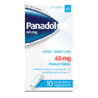 PANADOL 60 mg 10 kpl peräpuikko