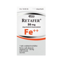 RETAFER 50 mg 100 kpl depottabl
