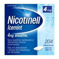 Nicotinell Icemint 4 mg 204 kpl lääkepurukumi