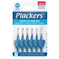 Plackers Gentle Brush M 0.6 mm hammasväliharja 6 kpl