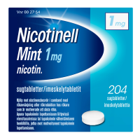 NICOTINELL MINT 1 mg 204 fol imeskelytabl