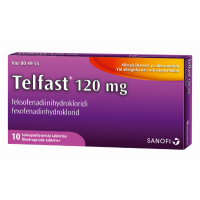 TELFAST 120 mg 10 fol tabletti, kalvopäällysteinen