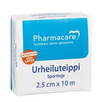 Pharmacare urheiluteippi 3,8cmx10m 1 rll