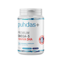 Puhdas+ Premium Omega-3 + Vahva DHA 120 kaps