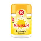 Minisun D-Vitamiini 10 mikrog 100 purutabl