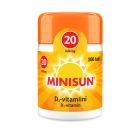 Minisun D-Vitamiini 20 mikrog 100 purutabl