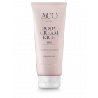 Aco Body Cream Rich 200 ml hajustettu