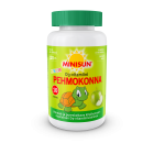 Minisun D-vitamiini Pehmokonna Junior omena 10 mikrog 120 kpl pureskeltava pehmytpala