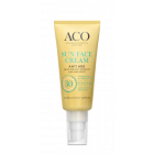 Aco Sun Face Cream Anti Age 40 ml hajusteeton