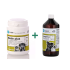 AIKA Biotin Plus 200 tabl ja AIKA Omegamax 1 l säästöpakkaus