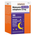 Melatoniini Extra Vahva Ratiopharm 100 tabl 1,9 mg