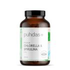Puhdas+ Premium Chlorella & Spirulina 500 mg  300 tbl
