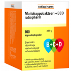 Maitohappobakteeri B+C+D Ratiopharm 100 kaps