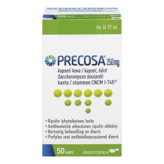 PRECOSA 250 mg 50 kpl kapseli, kova