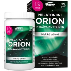 Melatoniini Orion 1,9 mg pitkävaik. 90 tabl